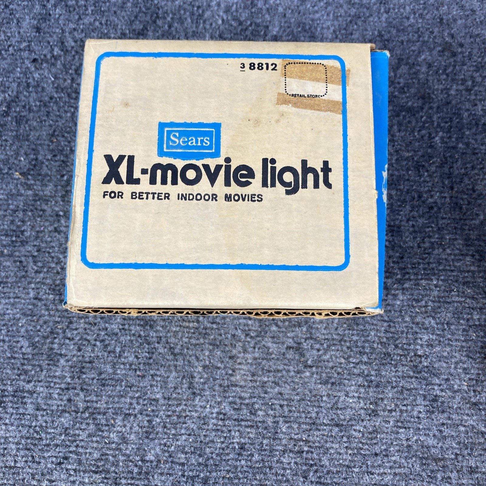 Vintage Sears XL-Movie Light for Movie Cameras 38812 WORKS MINT in Box