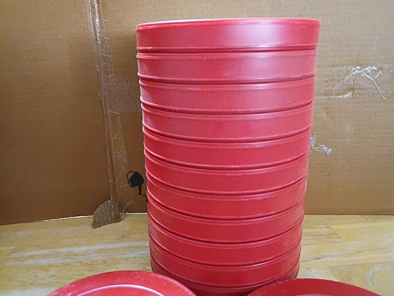Red Film Canisters Plastic with Metal Reel (whole lot one price)