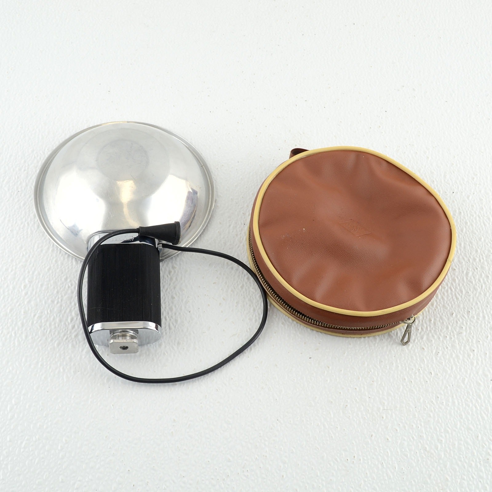 Vintage Agfa External Flash Unit With Original Zipper Case