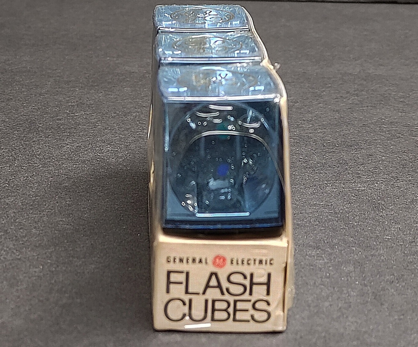 GE Bluecoat Flashcubes / Flashbulbs, 3 Vintage NOS New Flash Cubes still sealed