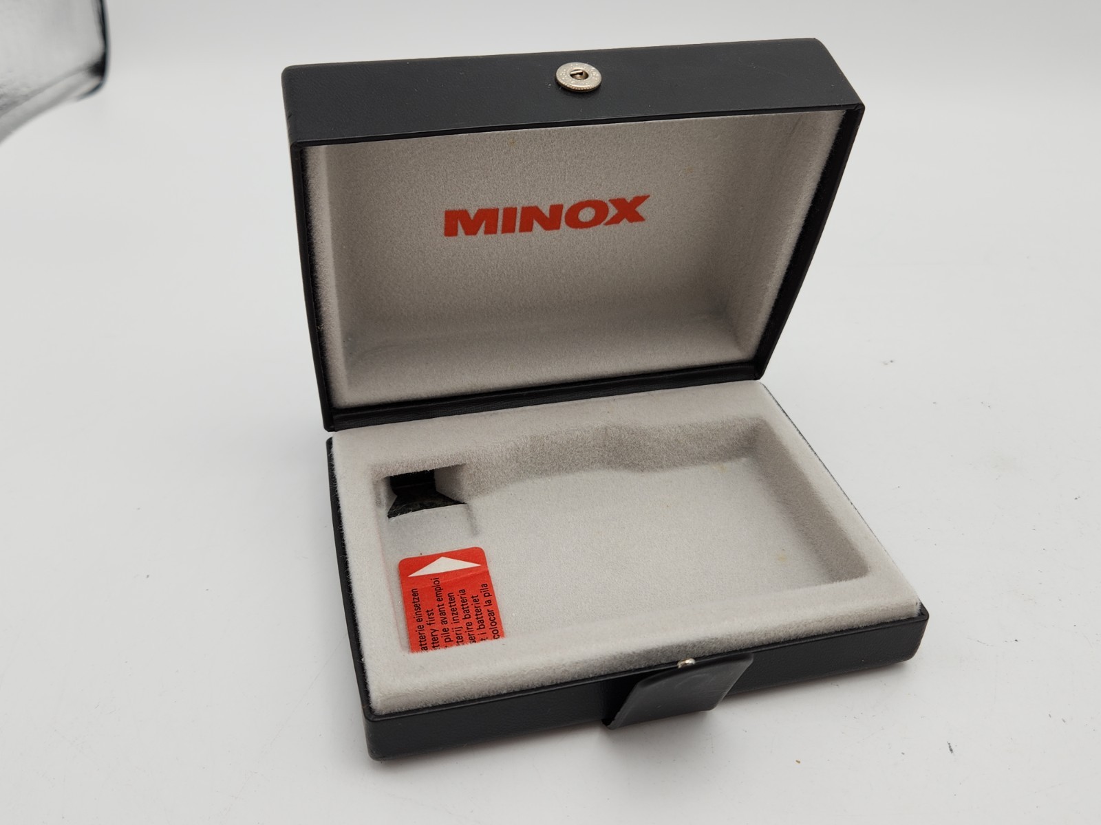 Box ONLY – Minox 35 GL Plastic Display Case for Subminiature Camera Germany