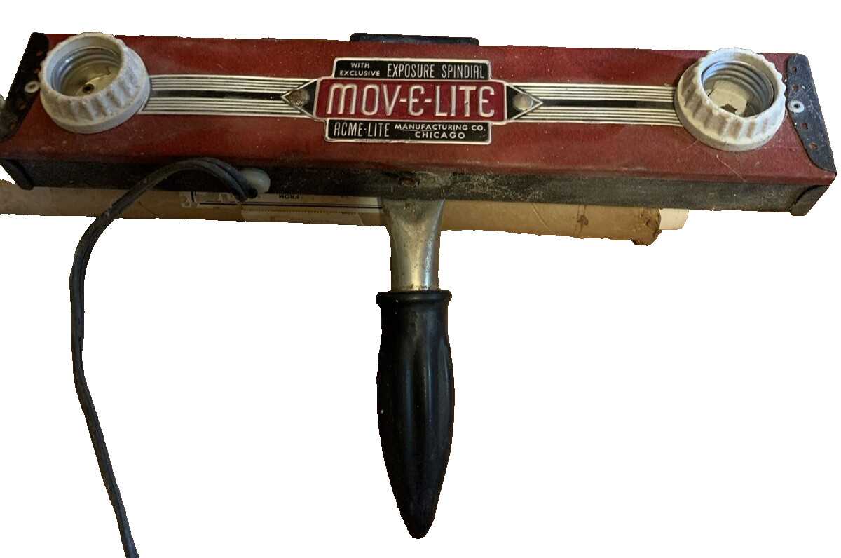 Vintage ACME-LITE MOV-E-LITE 2 Lite Exposure Spindial (Working)