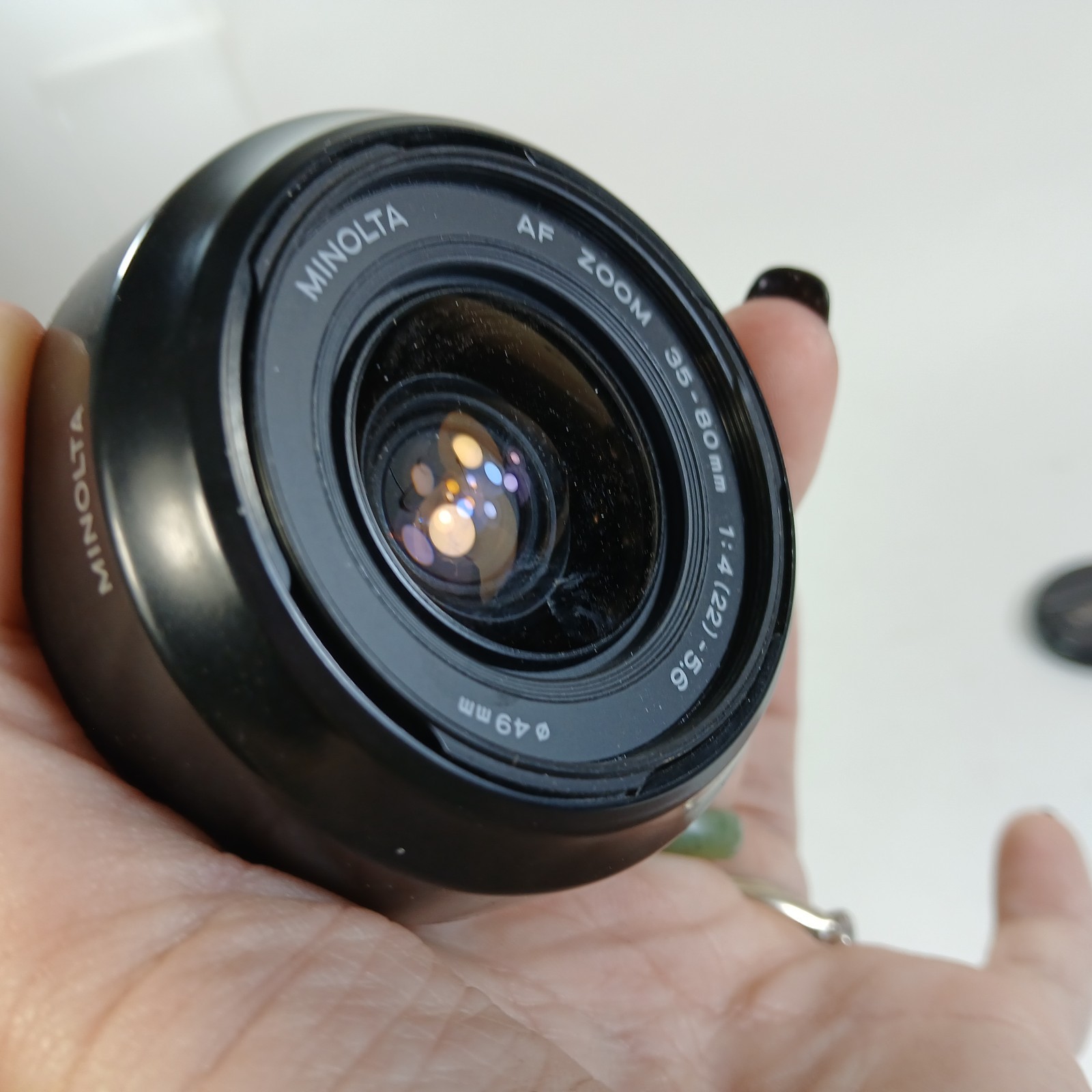 Minolta Maxxum AF Zoom AF35-80 Lens 1:4 (22) -5.6 49mm