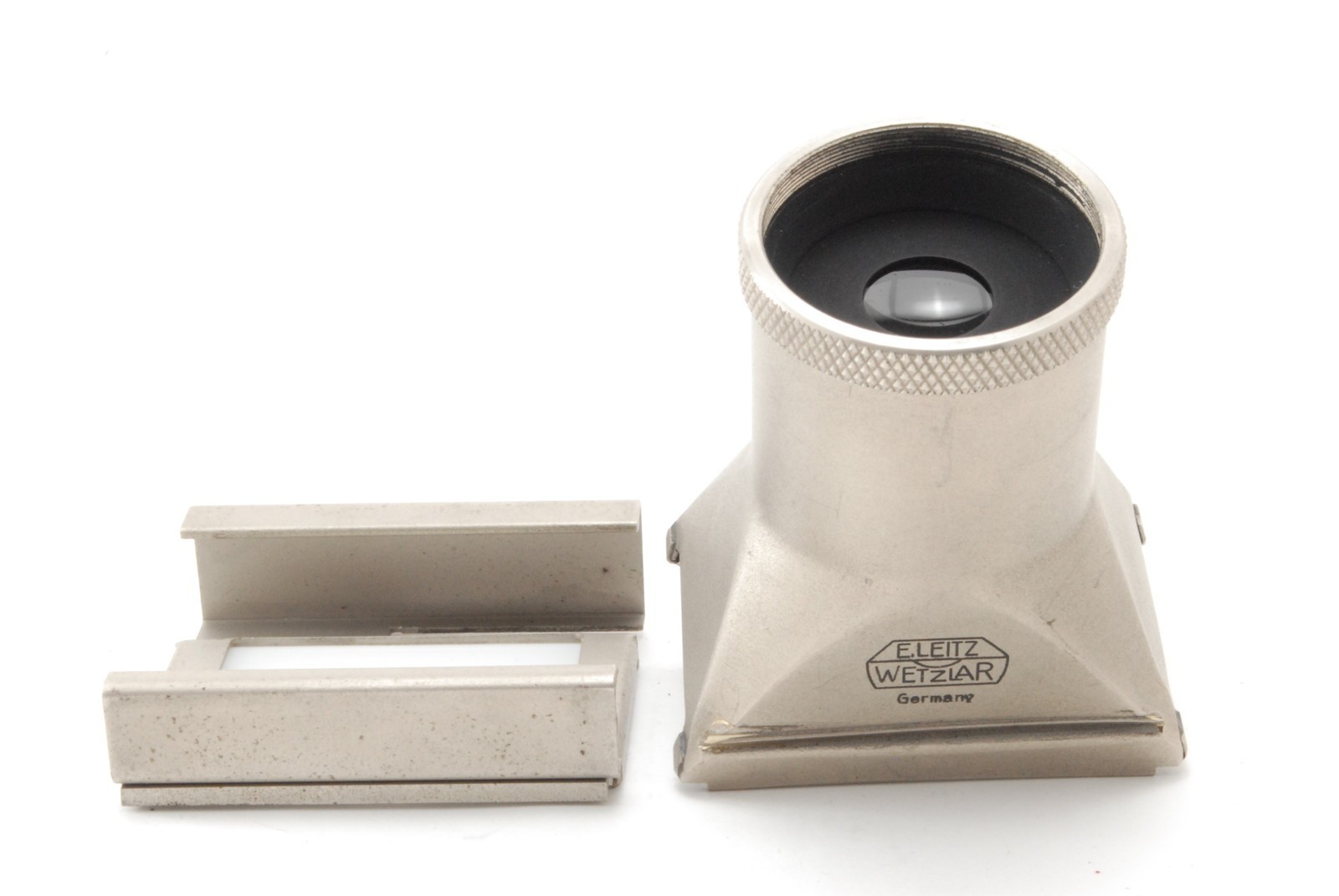 [NEAR MINT w/Box] Leitz Leica Natra Negative Slide Film Viewer Nickel from Japan