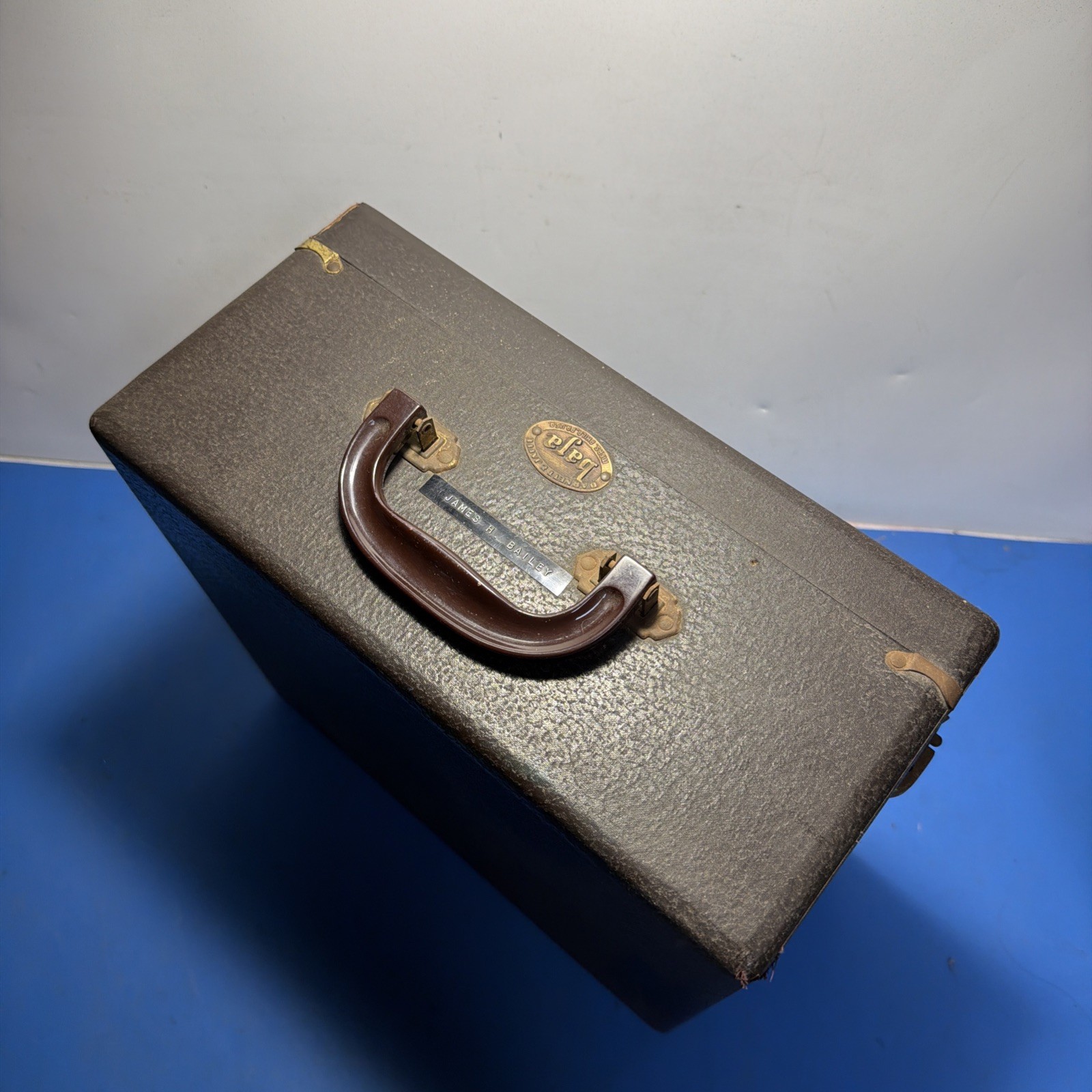 Vintage BAJA Barnett Jaffe Hard Case Tool Box 12x12x6 USA Old