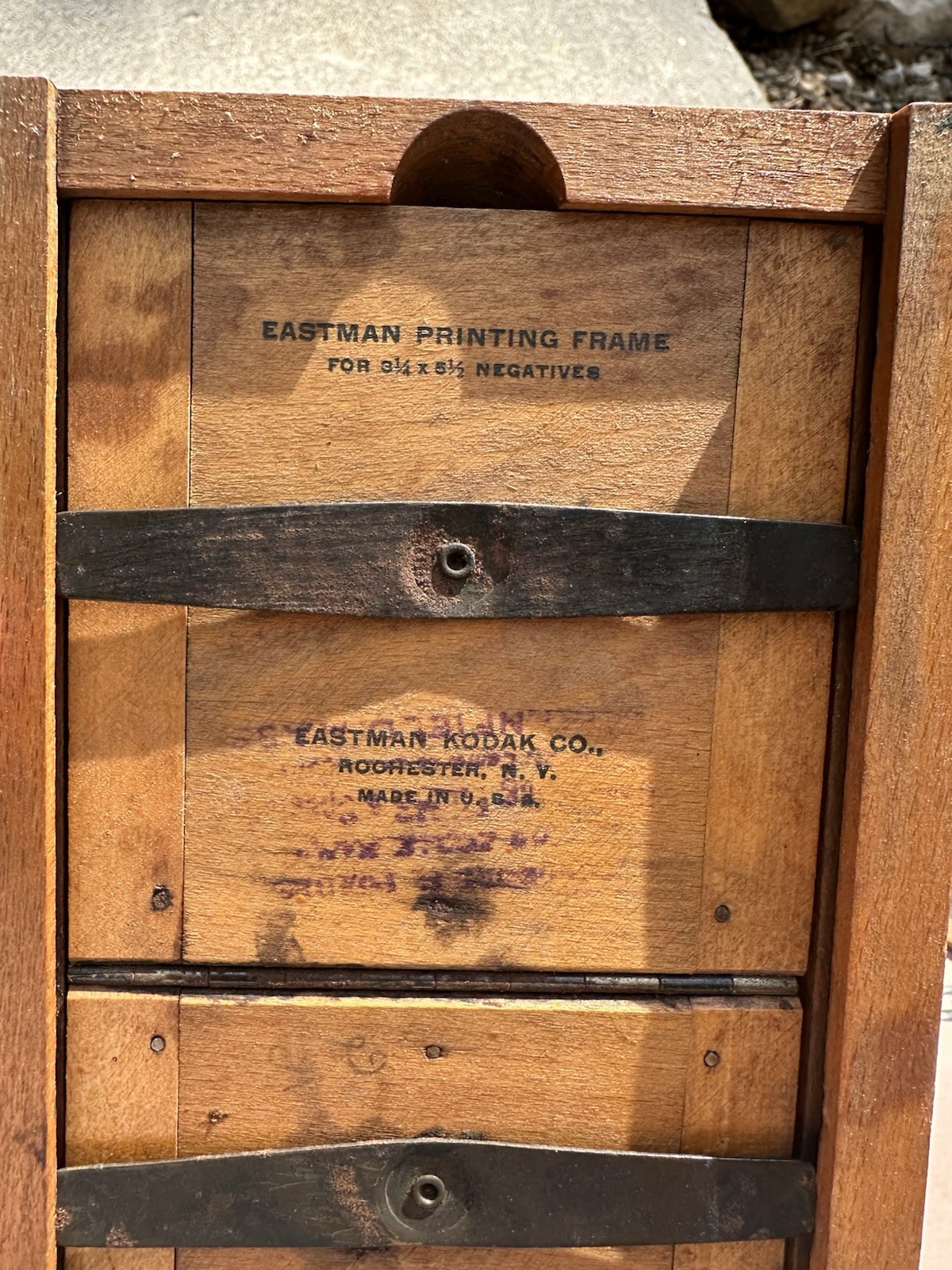 Eastman Kodak Printing Frame For 3 1/4 x 5 1/2 Negatives