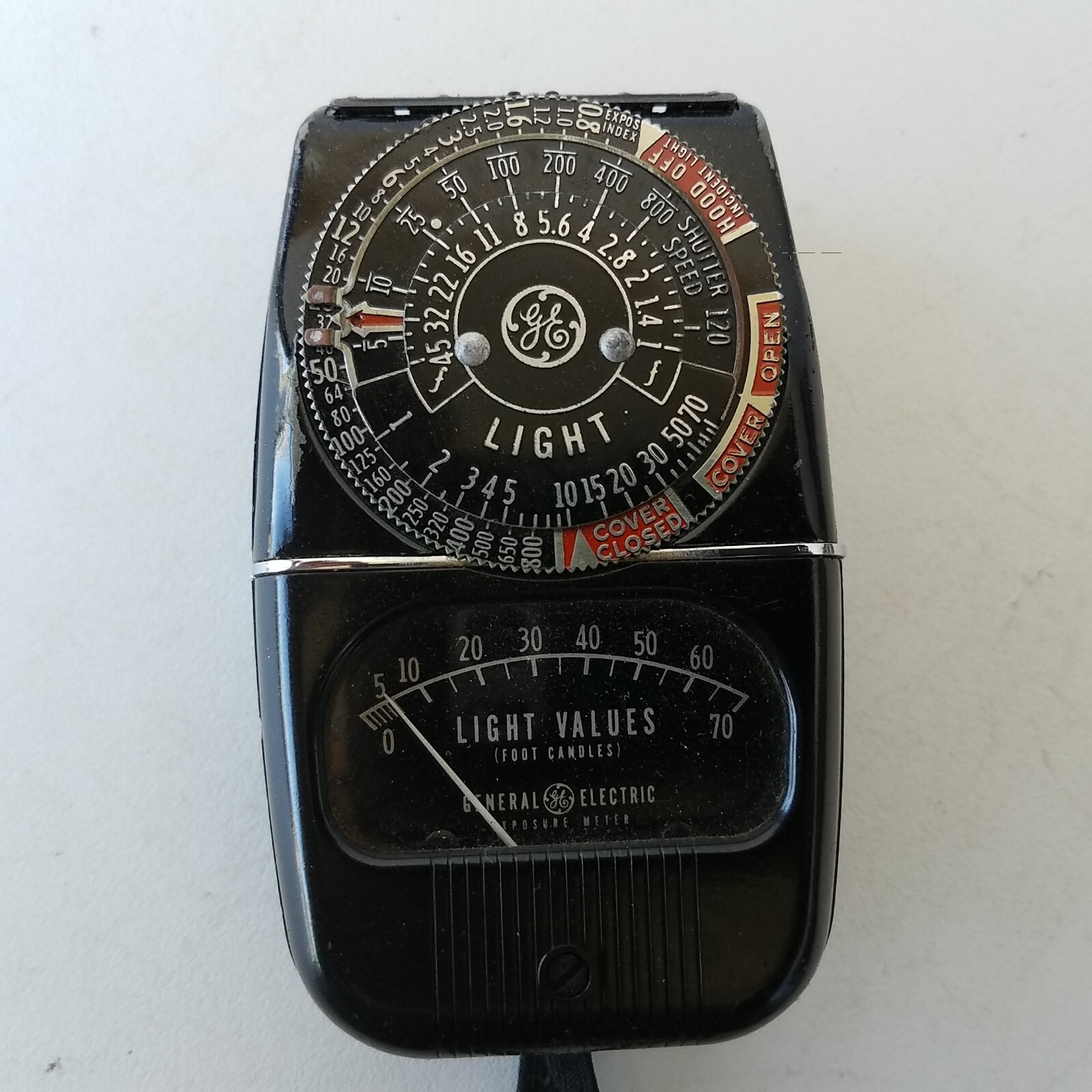 General Electric Exposure Meter Model 8DW58Y5 With Leather Case