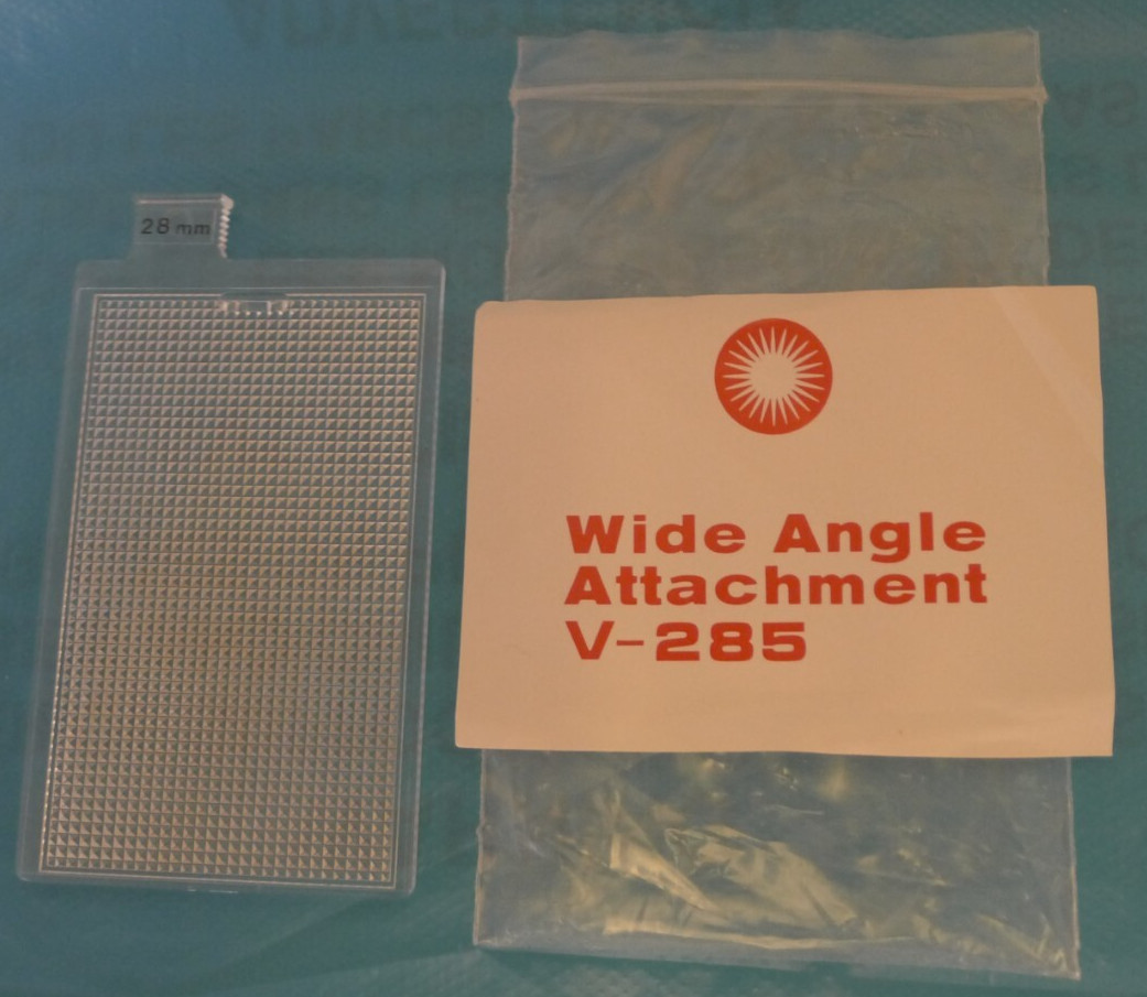 Vivitar V-285 Wide Angle Attachment 28mm Filter for Flash – Made in Japan