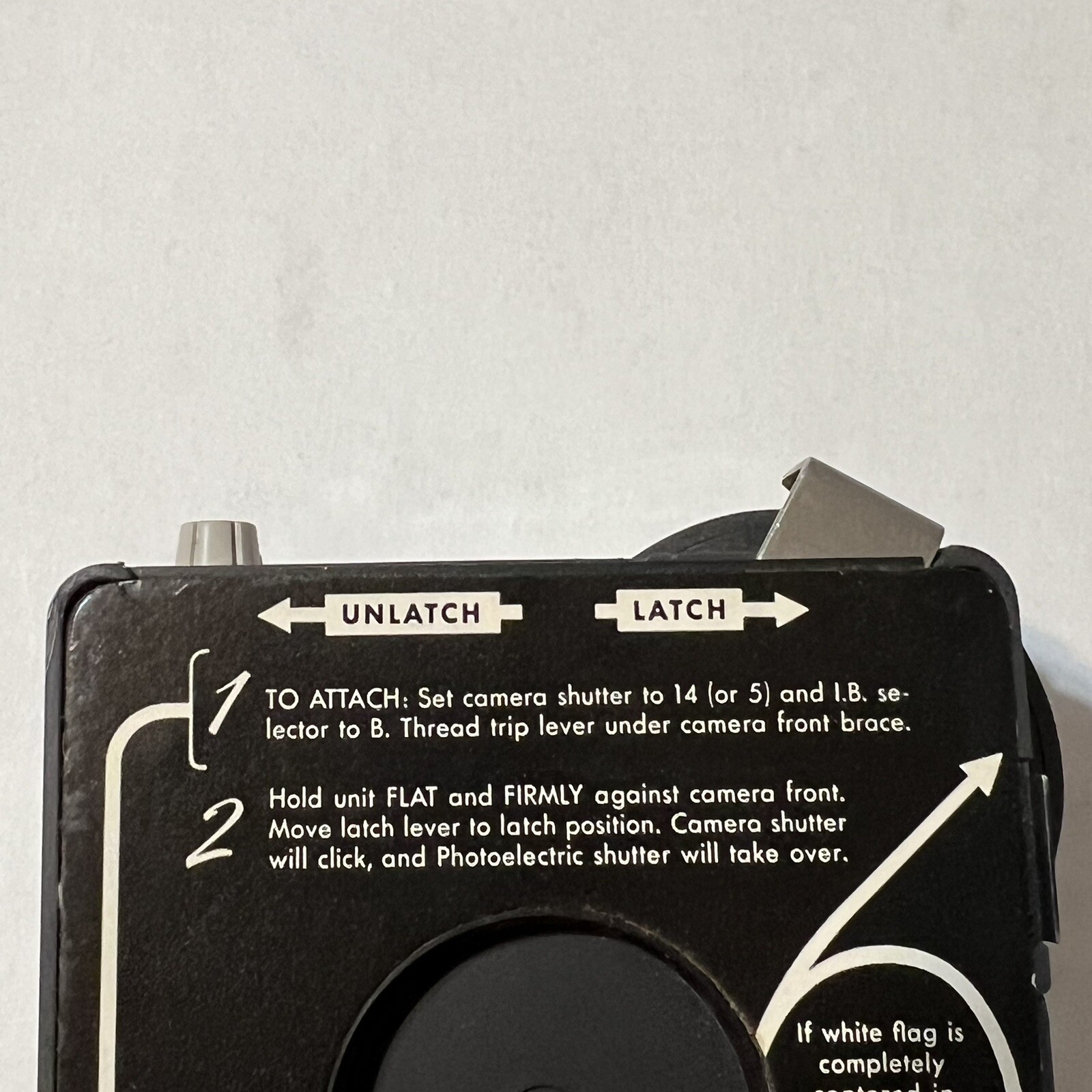 VINTAGE Camera Accessory Polaroid PhotoElectric Shutter Untested Case