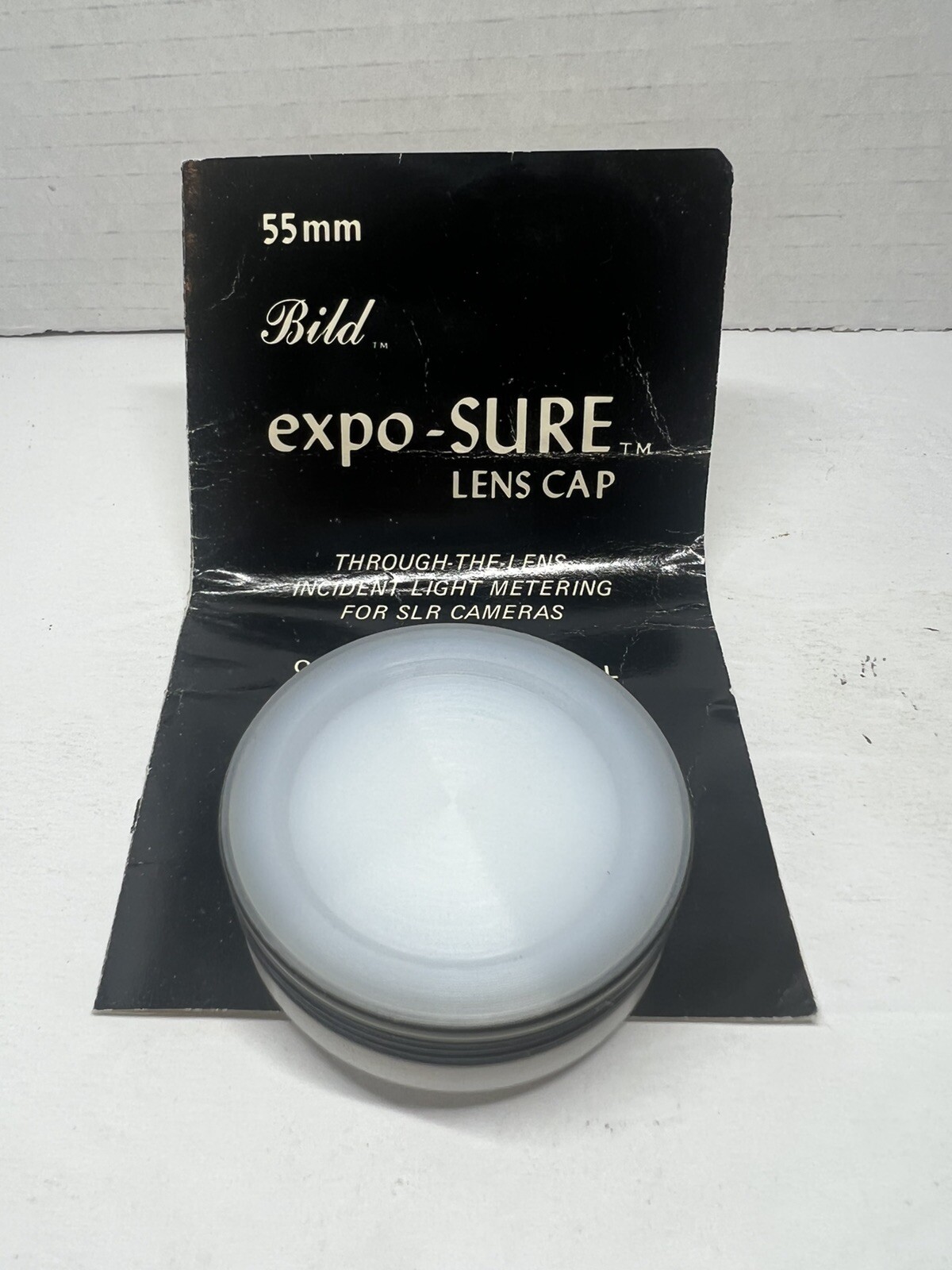 Vintage 80s Bild expoSURE 52mm Lens Cap Incident Light Metering For SLR Cameras