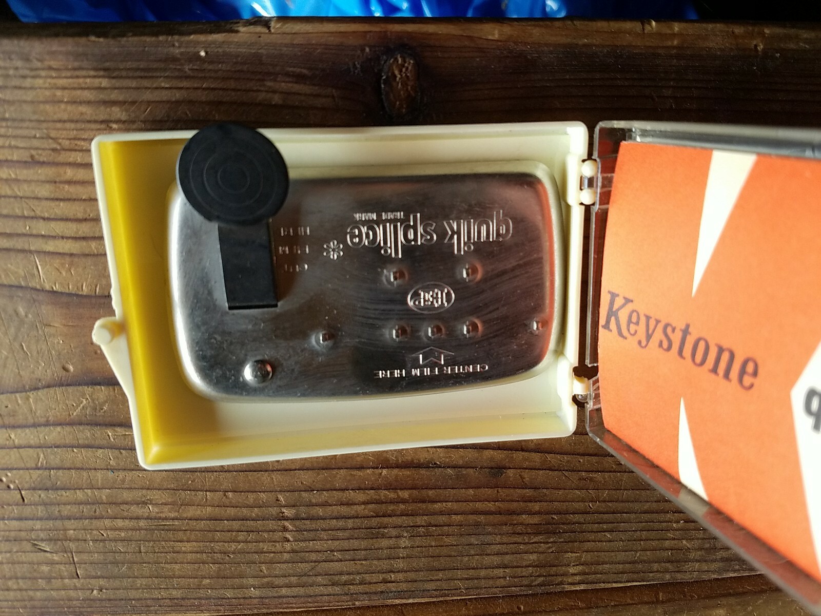 Vintage HP Quik Splice Movie Film Cutter Standard Super Single 1958 original box