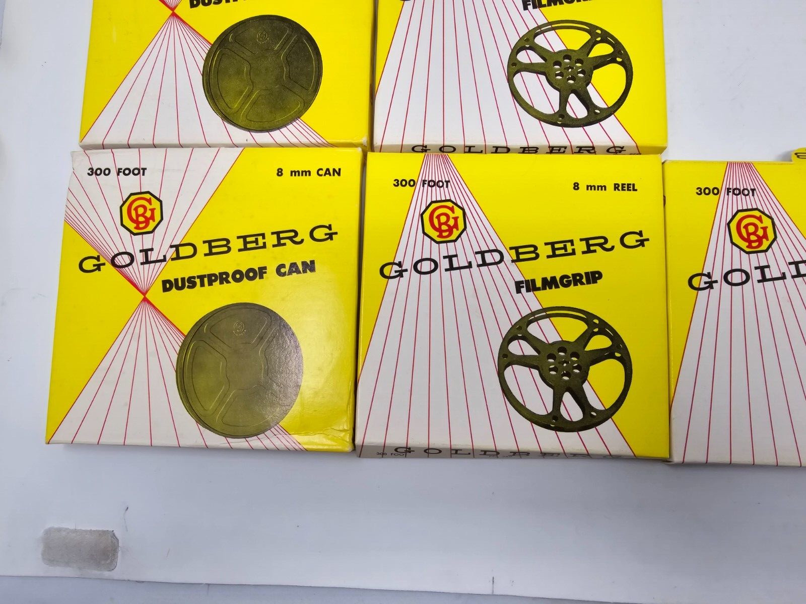 Vintage Goldberg Film Dustproof Cans and Film Grips – No Film Included