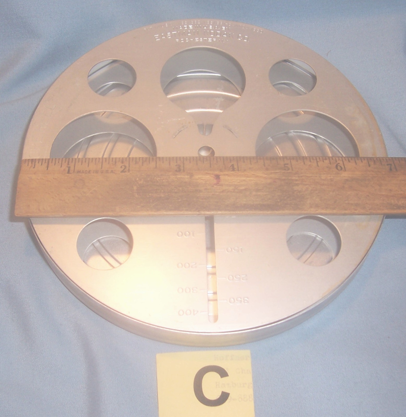 EASTMAN KODAK 16mm 400′ 1930 Movie Film Projector Picture KODASCOPE Reel + Can C