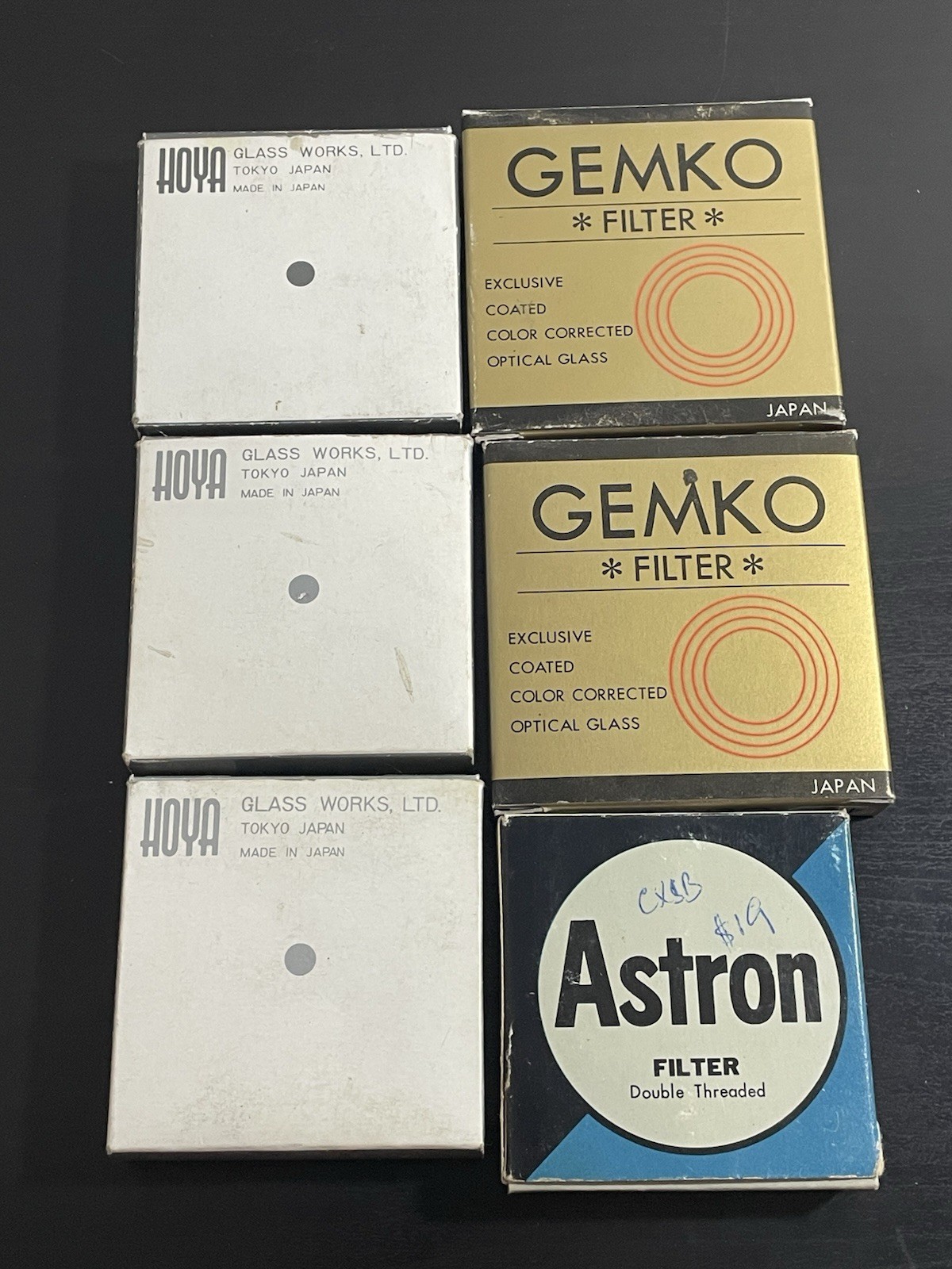 Huge Lot Vintage Camera Accessories Hoya Filters Ricohflex Kodak Lens Hood Kalt