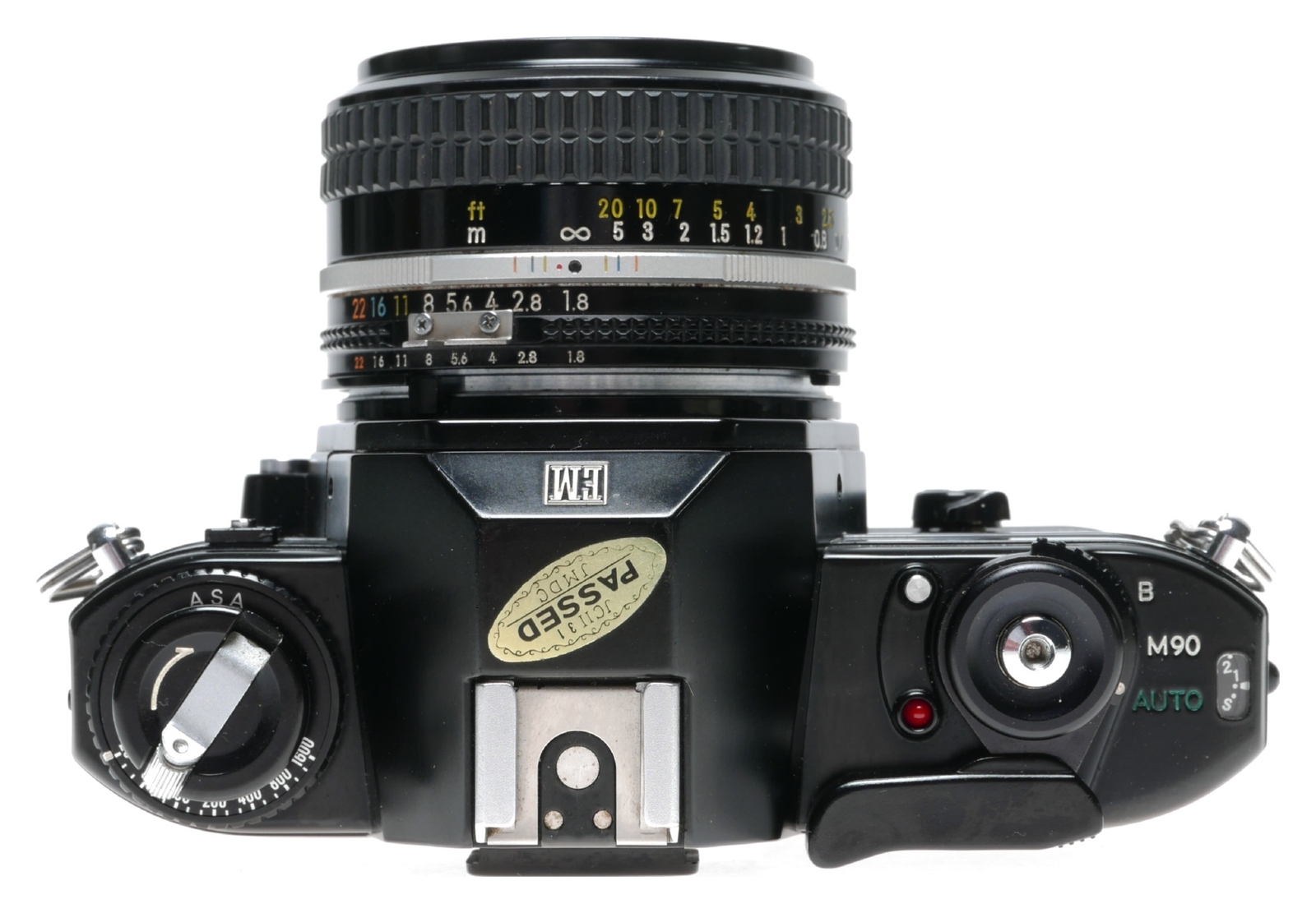 Nikon EM 35mm SLR Film Camera Nikkor 1.8/50 Lens