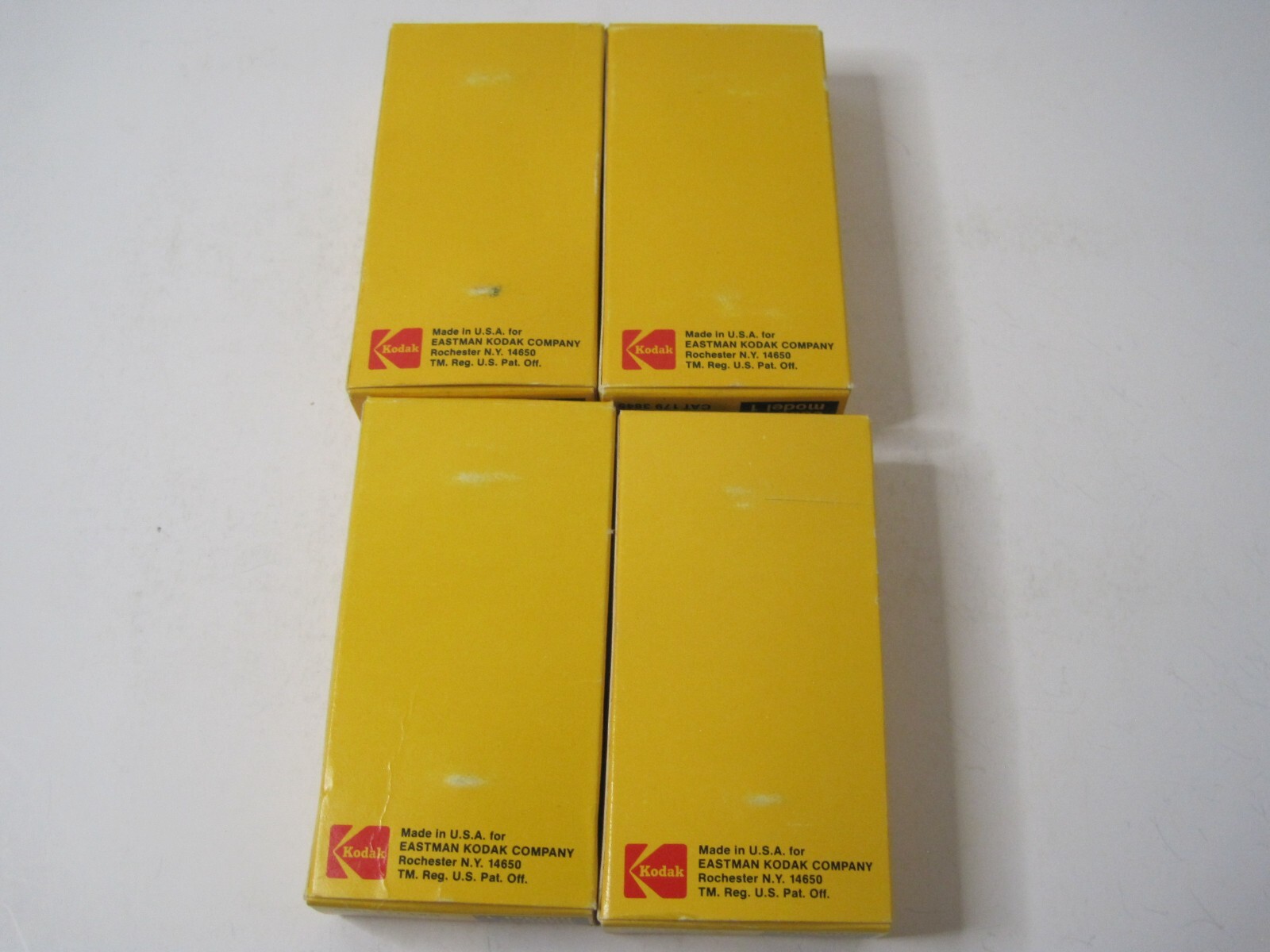 Lot of 4 Kodak Pocket Clip-on Case Model 1 C 18C For Kodak Instamatic 10 Camera