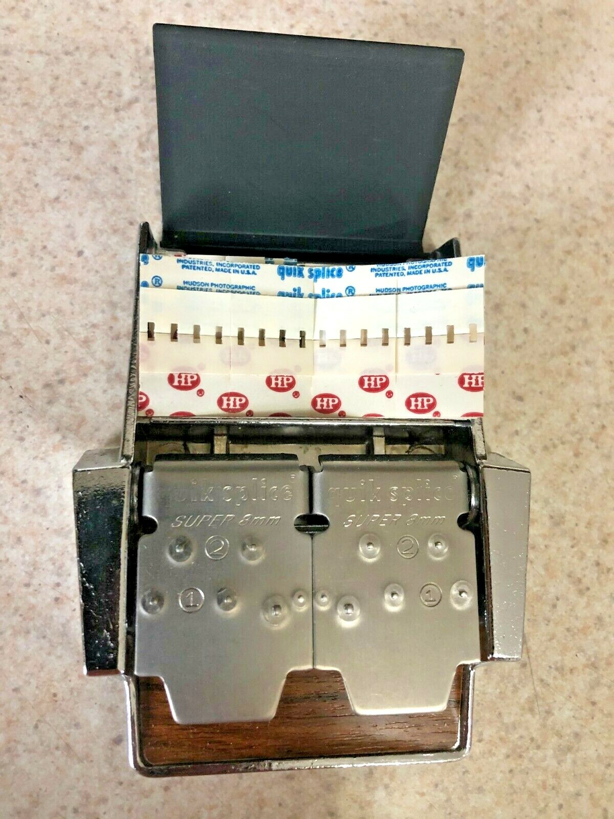 HIP Hudson Photographic Automatic Butt Splicer Movie Film Editor Quik Splice 8mm