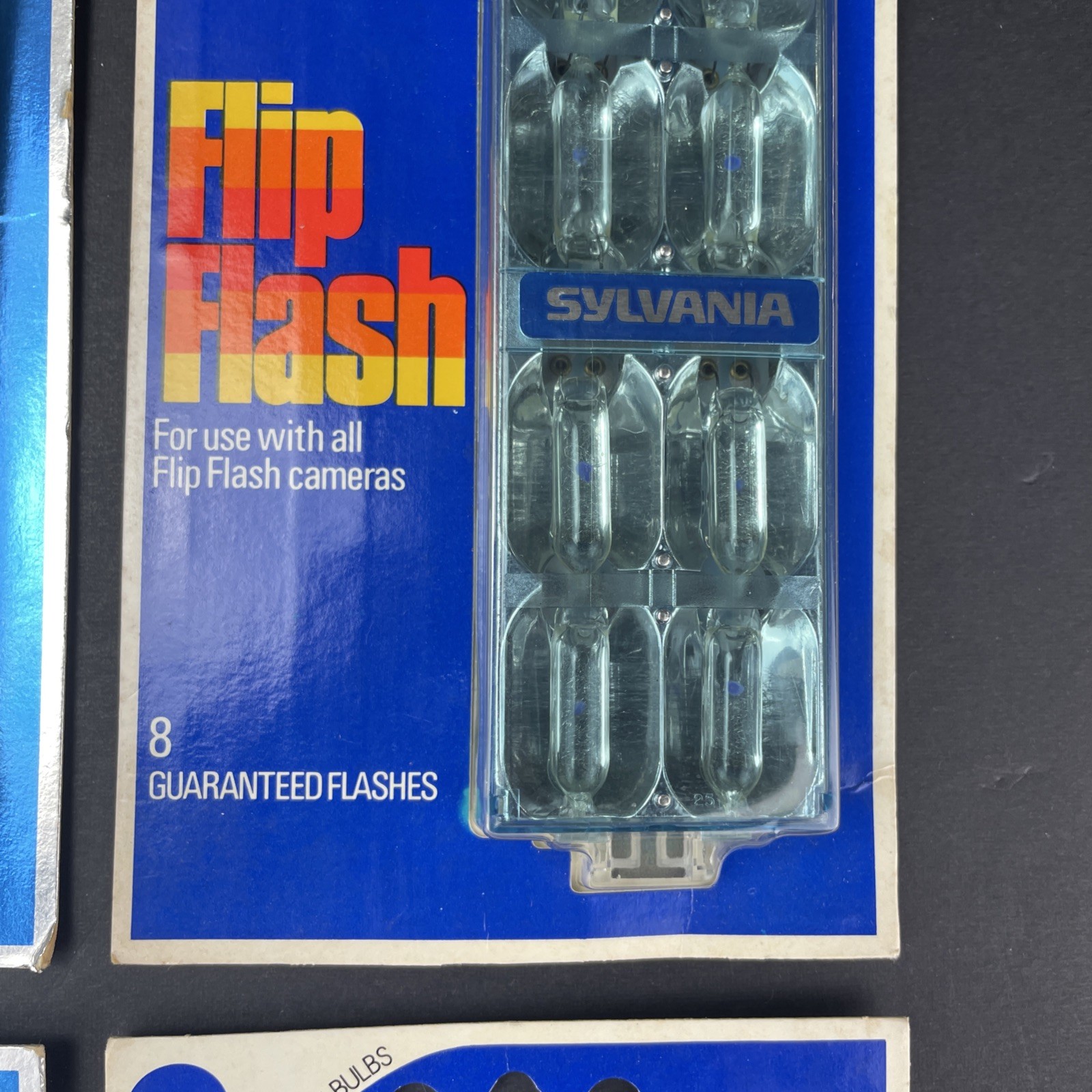 Lot Of 4 New Old Stock Sylvania Blue Dot Flip Flash New In Box 32 Flashes