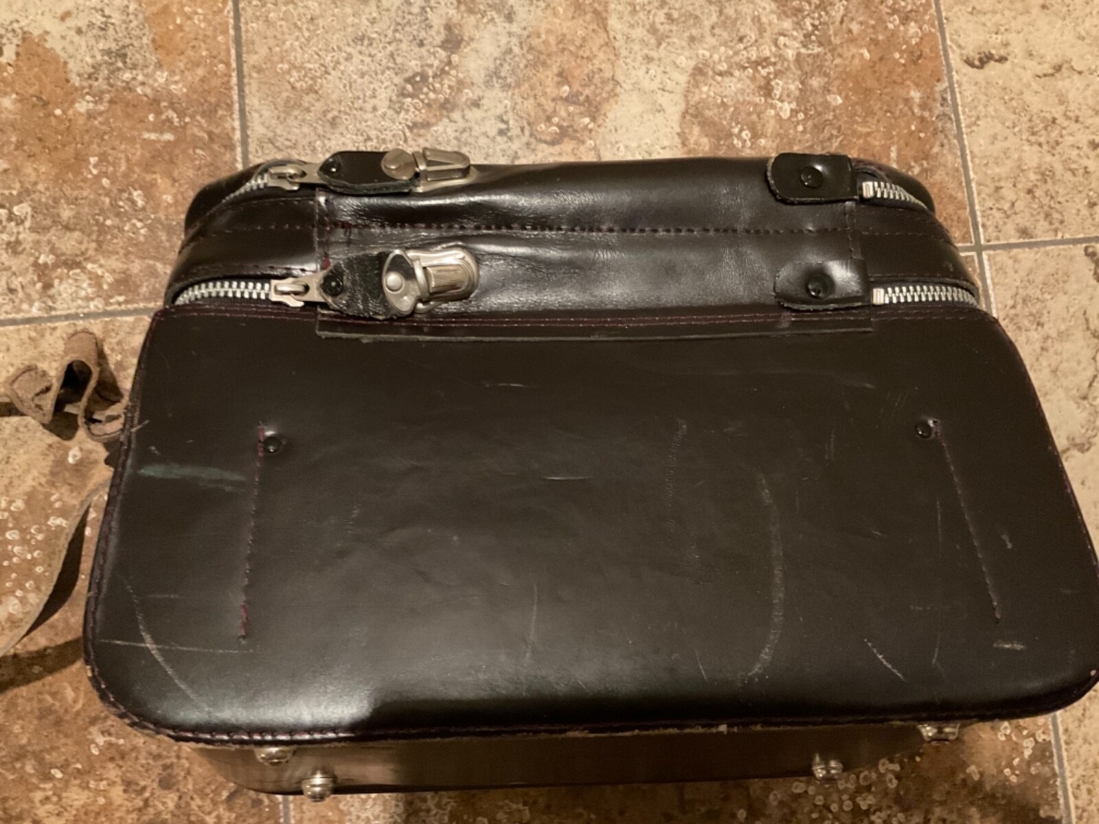 VINTAGE CAMERA BAG JAPANESE BROWN LEATHER