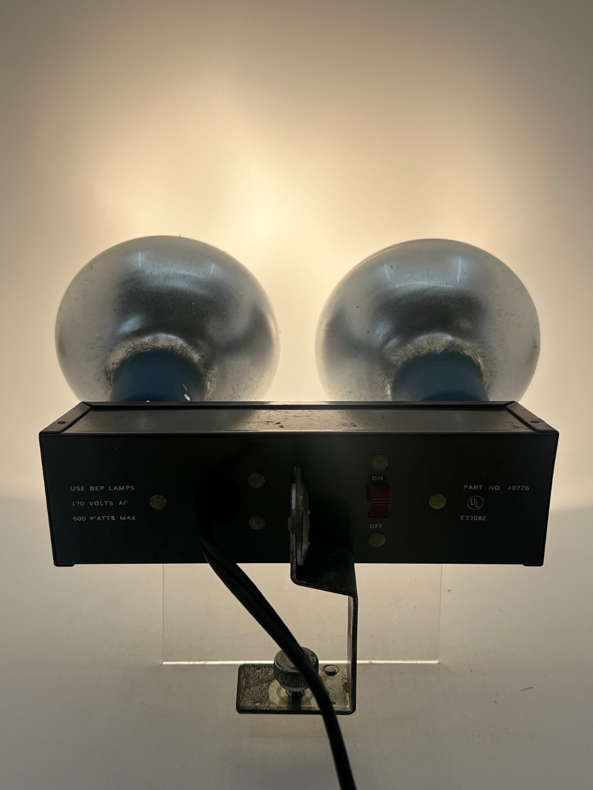 Vintage Bell & Howell Light Bar And Flood Lamps 012955 in orig box /TESTED WORKS