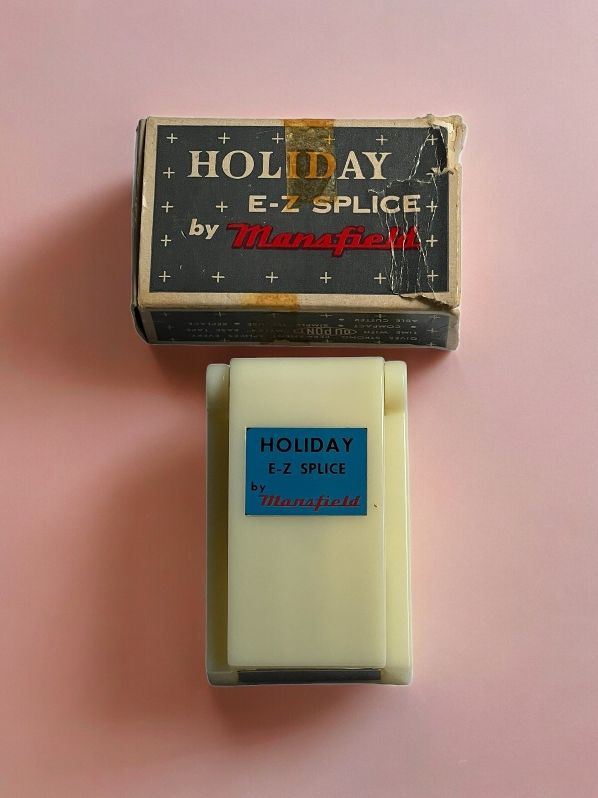 Holiday E-Z Splice By Mansfield Vintage Film Splicer With Box