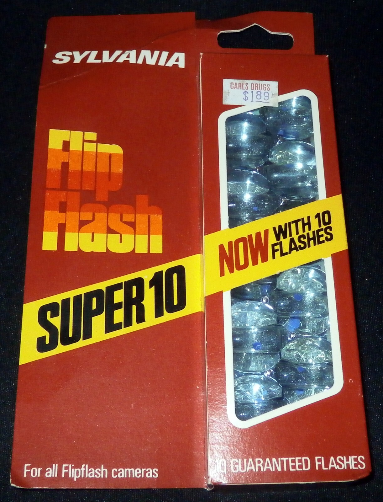 Vintage Sylvania Flip Flash Super 10 Flashbar | New Old Stock NOS | Fast Ship!