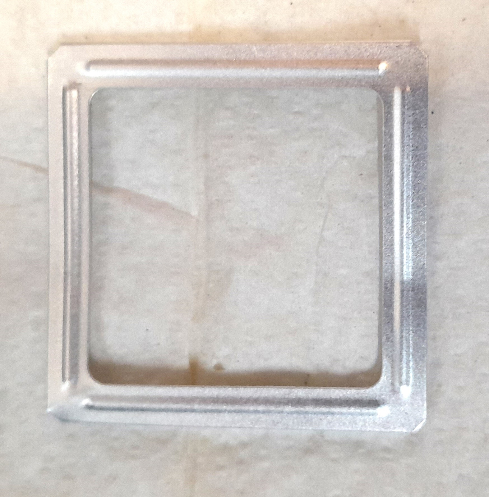 Vintage Logan Metal De Luxe 2 x 2 No. 110-115-1500I box, with 150 Metal Slides