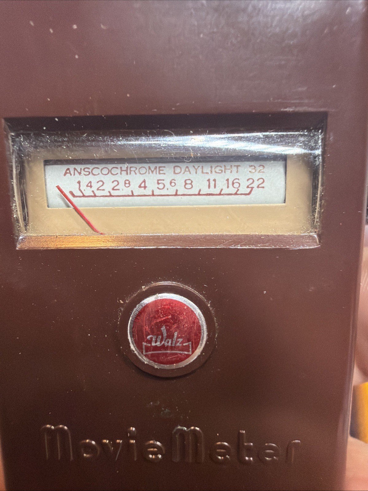Vintage Walz Movie Meter Light Meter Preset M-1 With Case & Neck Strap
