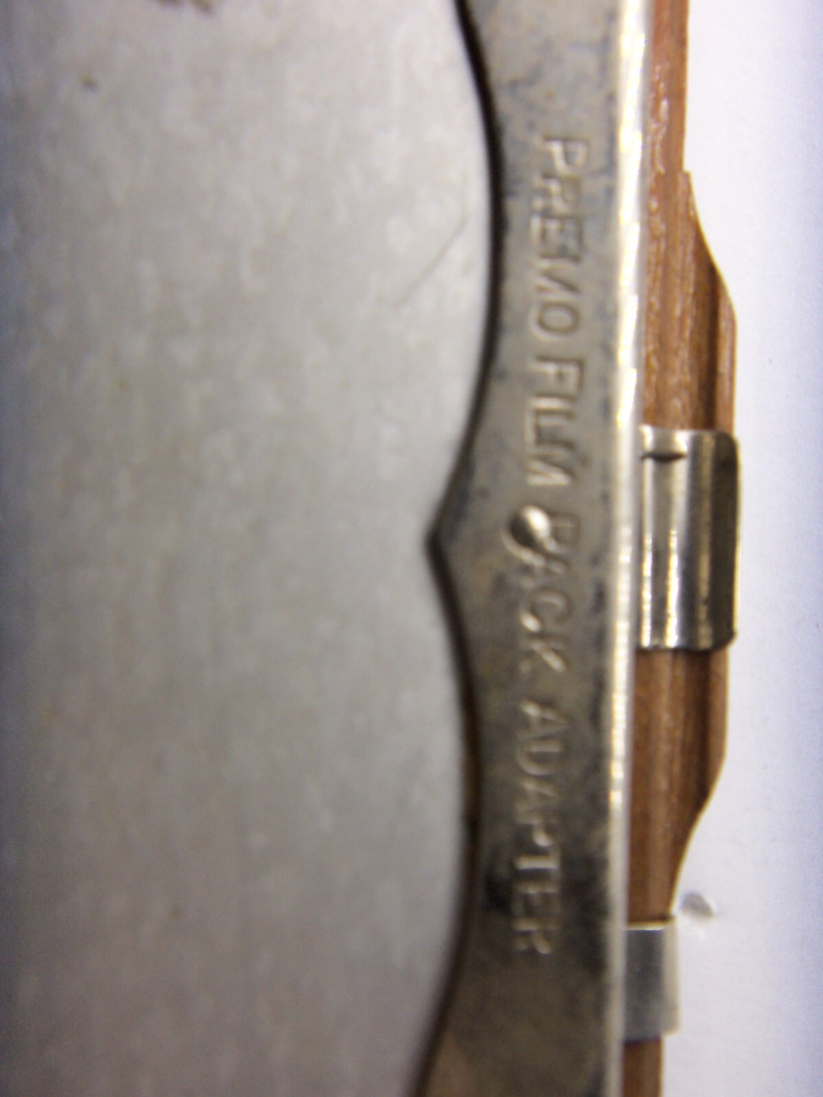 VINTAGE PREMO FILM BACK ADAPTER