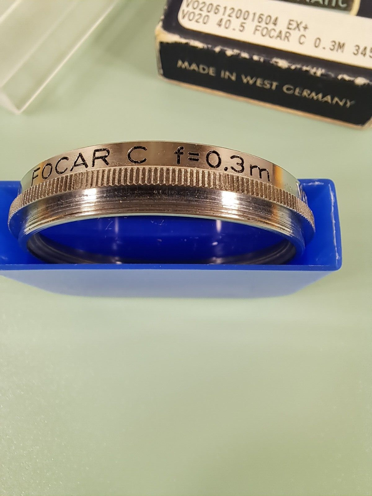 Vintage Voigtlander 40.5mm Focar C f=0.3m 345/41 Filter w Case & Box-Germany