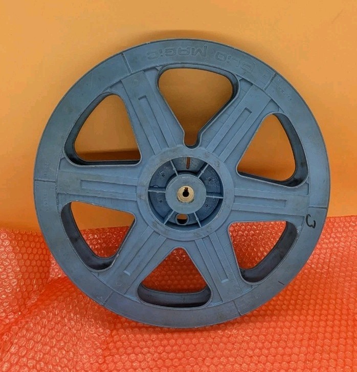 Vintage Plio Magic Film Reel 35mm 6 Hole Plastic Motion Picture Movie 14.5″