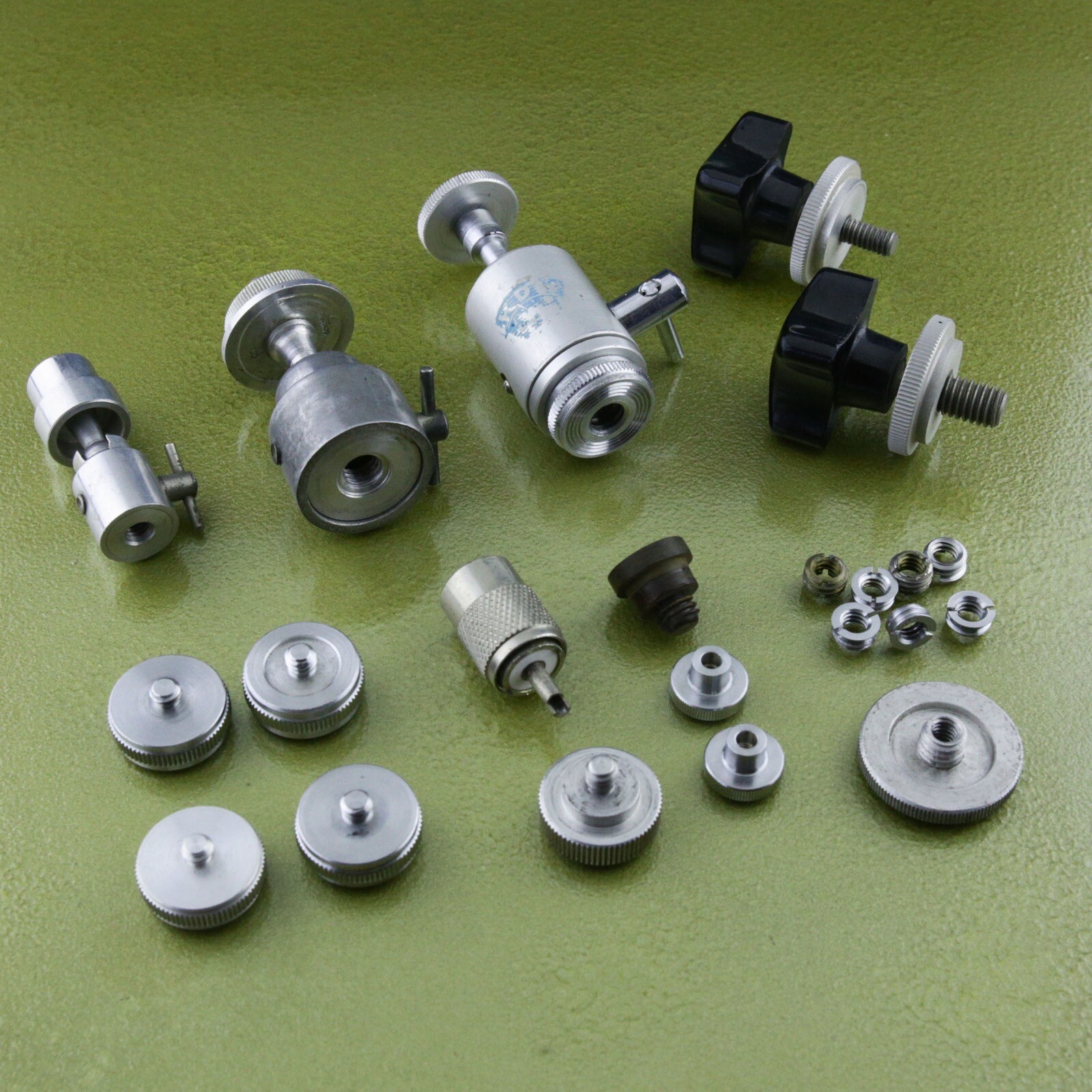vintage TRIPOD part screw mini wheel ball head 1/4 & 3/8 Made in Germany #02 ☆☆☆