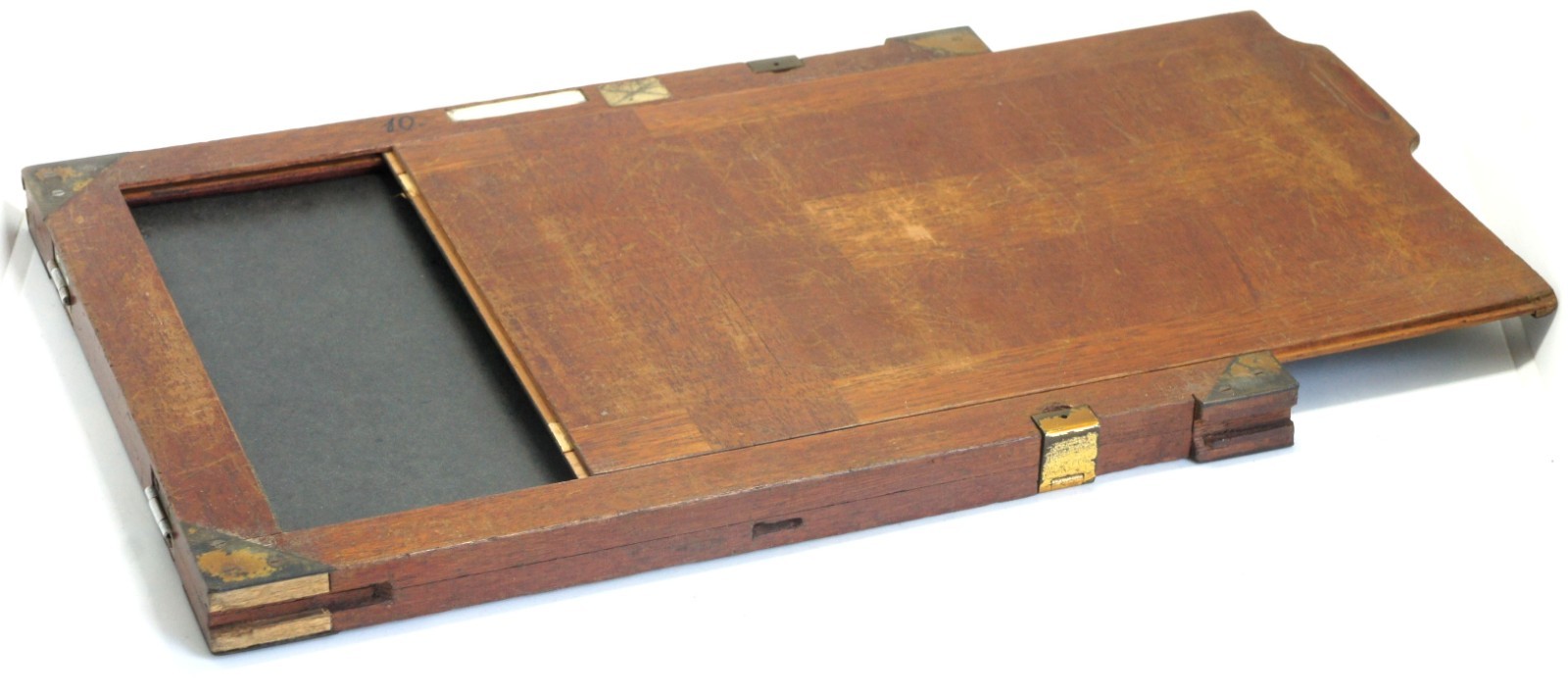 Vintage German Wooden 18×24 cm Double Plate Film Holder Book-Form Large Format