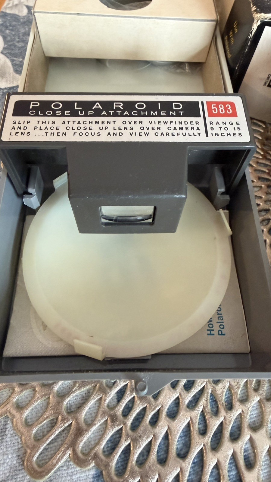 Vintage Polaroid Close-up Kit #583 and Kaligar Lens Telephoto