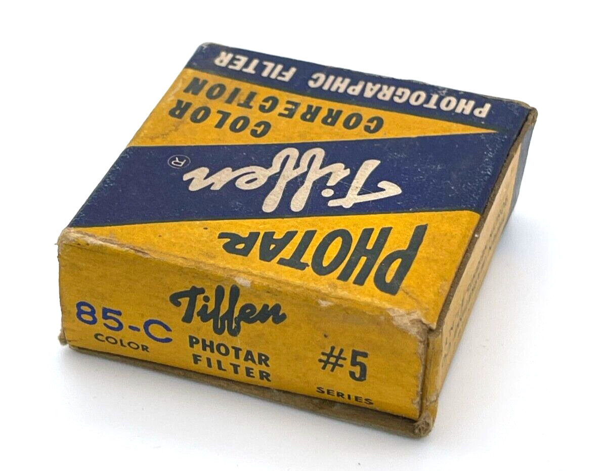 Tiffen Photar Color Correction Photographic Filter Vintage Advertising Box Only
