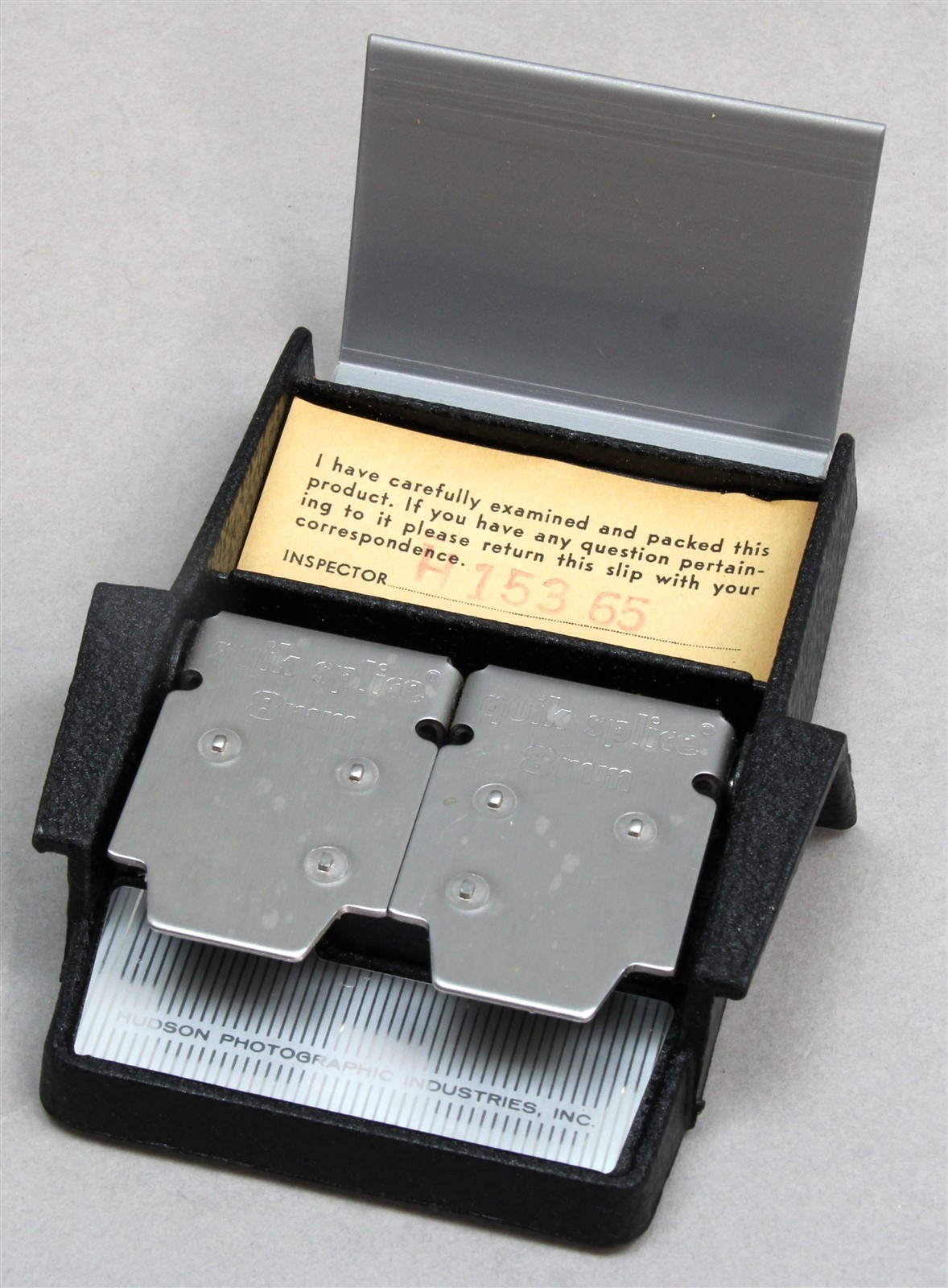 HUDSON PHOTO HP Quik Splice 8mm Movie Film Automatic Butt-Splicer l Cine Editing