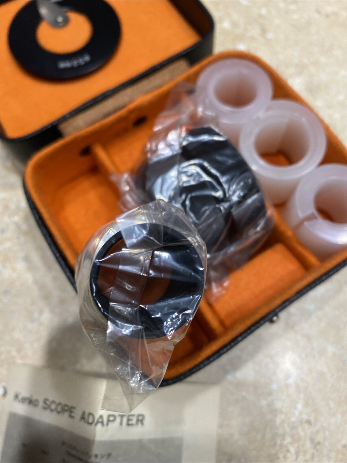 Kenko SCOPE Adapter lens attachment ~ Japan ~ Vintage Kit w/ Manual