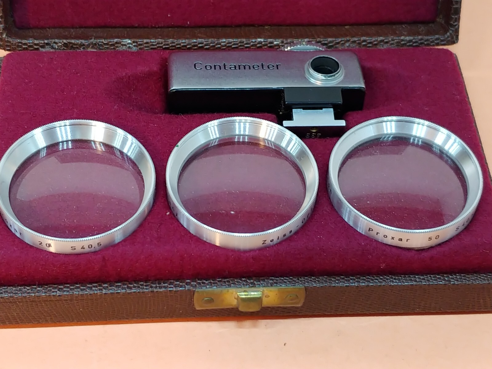 Zeiss Ikon Stuttgart Contameter Close-Up Kit For Contax – #8418a