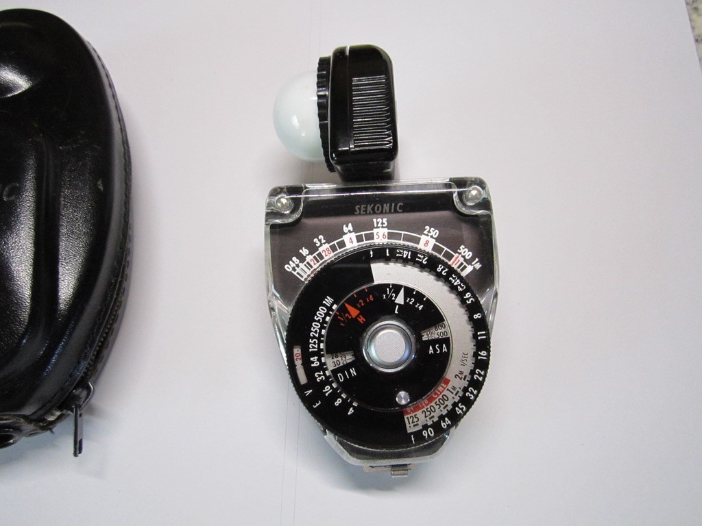 SEKONIC PRO EXPOSURE LIGHT METER for BOLEX 16MM MOVIE CAMERA, WORKING! #2