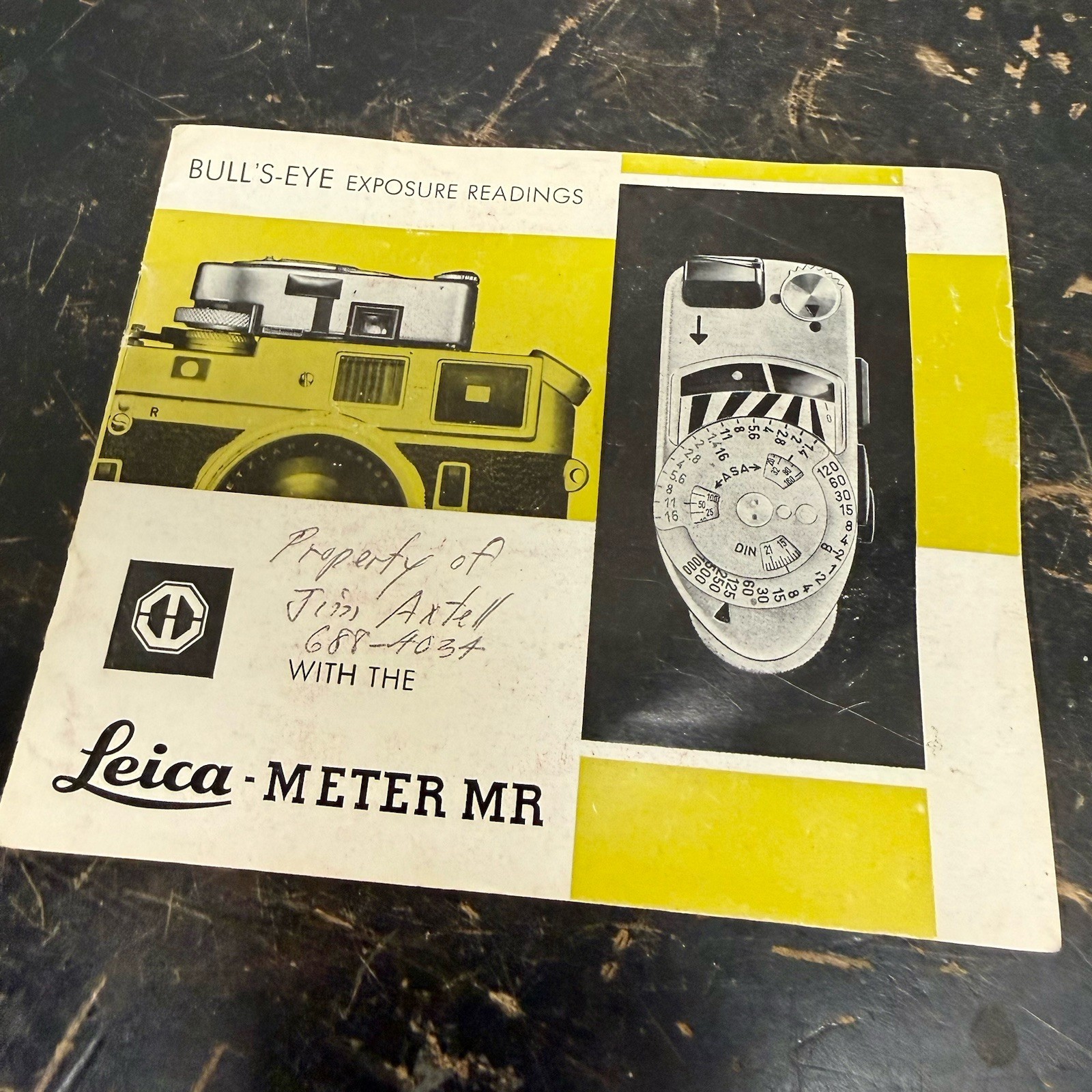 Vintage 1960s Leitz Leica Leicameter MR MR-4 Chrome W Manual