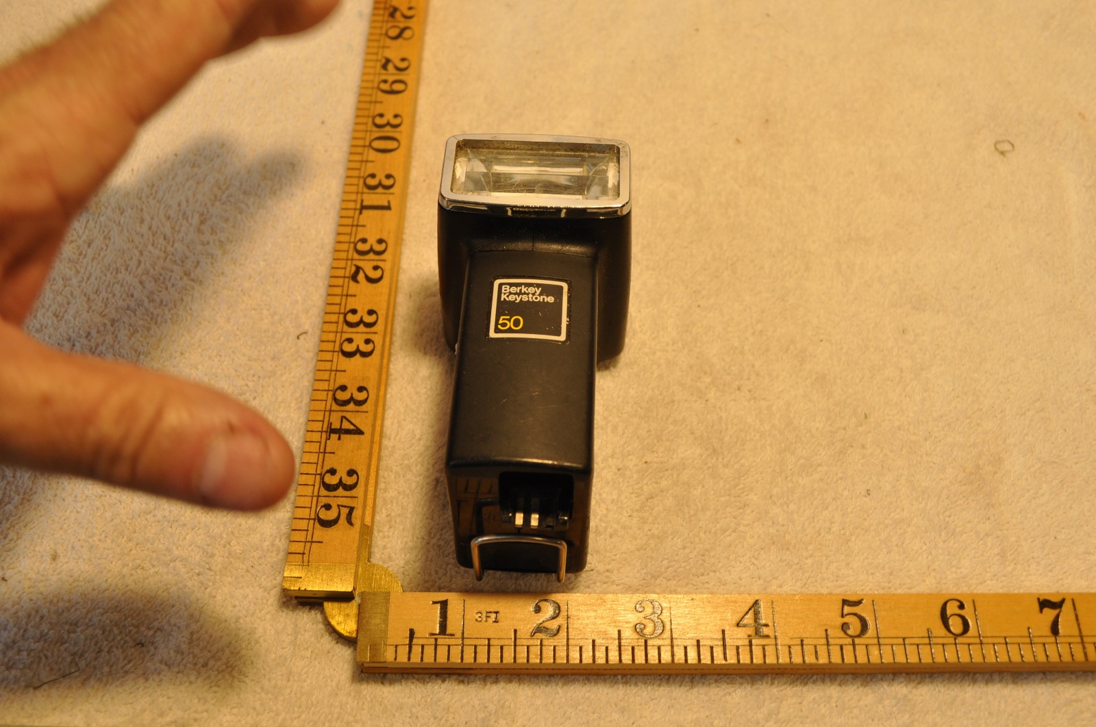 BERKEY KEYSTONE 50 ELECTRONIC FLASH, Used UNTESTED COND FOR PARTS OR DISPLAY