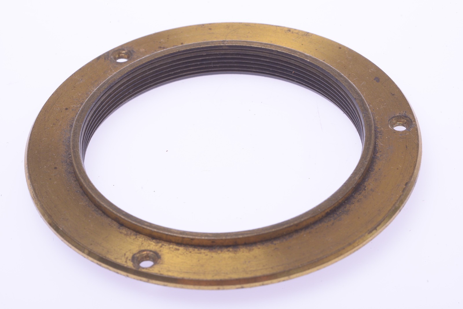 ✅ ANTIQUE BRASS FLANGE 49MM SCREW THREAD LENS