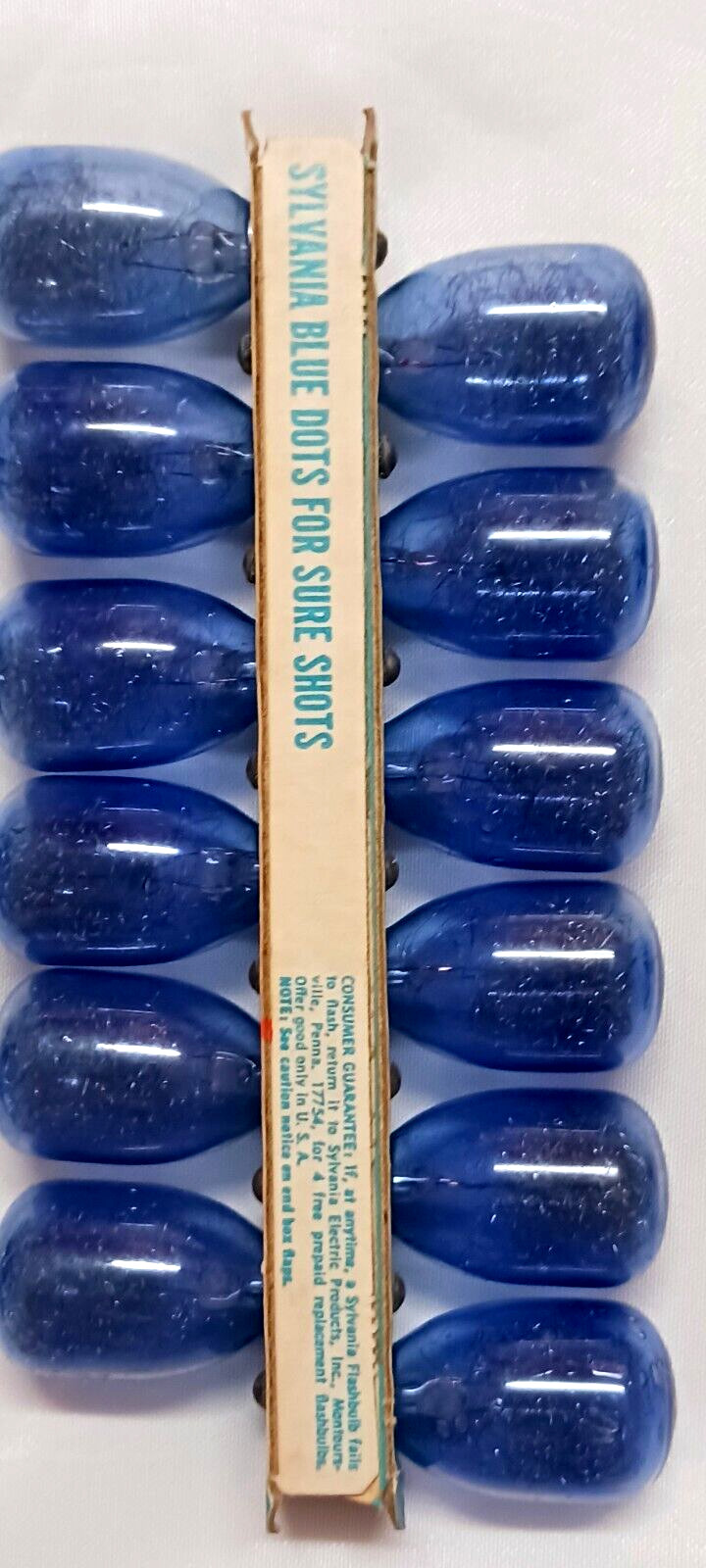 SYLVANIA BLUE DOT FLASHBULBS M3B COMPLETE 12 BULBS NEW SEE PICS