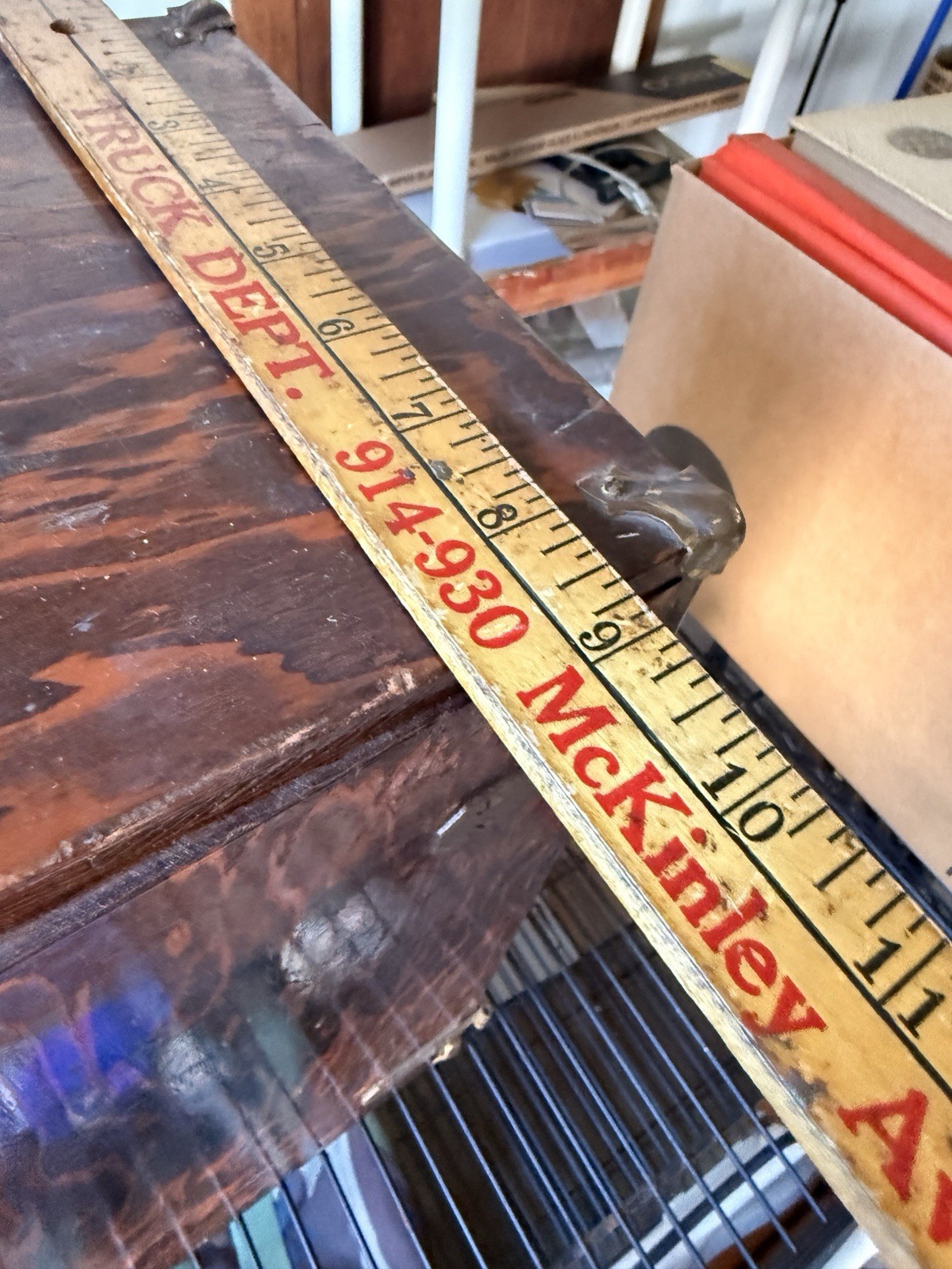 Vintage Kodak 8mm film splicing Kit in handmade wooden box