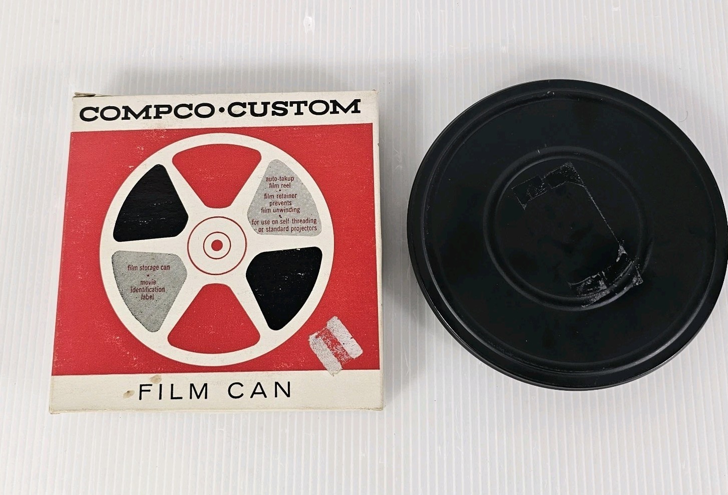 Vintage Compco Custom Film Can 8 mm Model 1374,Empty Can