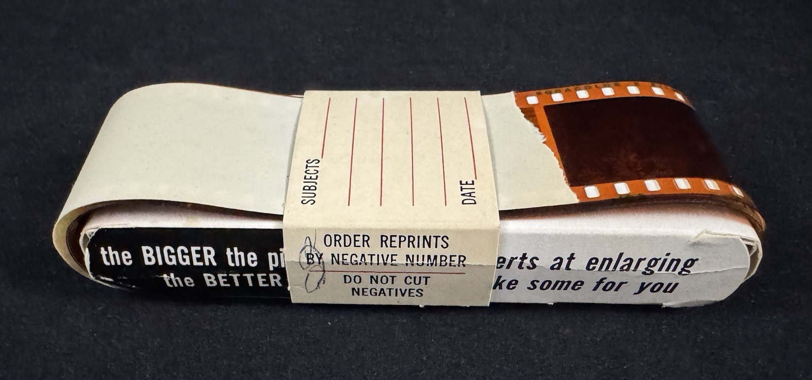 Vintage Kodak Film Box w/ Negatives – Made in USA
