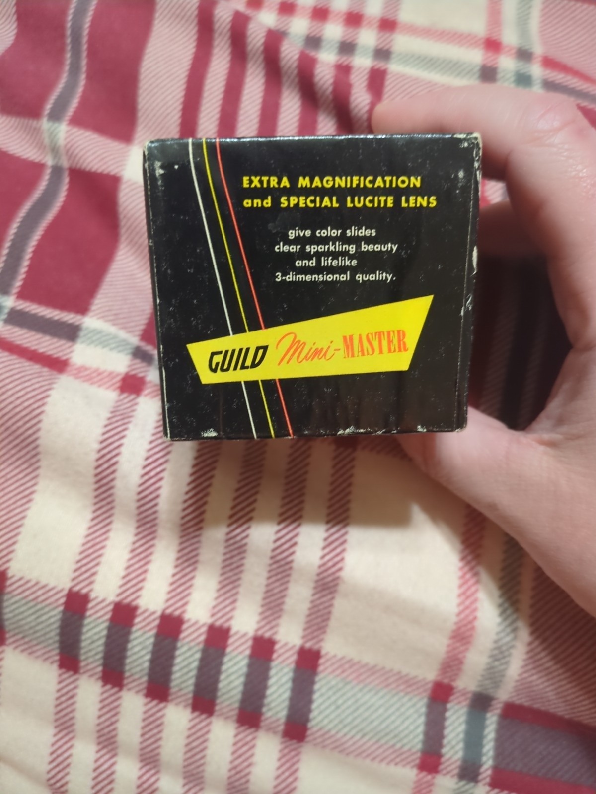VINTAGE 1950s CRAFTMAN’S GUILD MINI-MASTER SLIDE VIEWER WITH ORIGINAL BOX