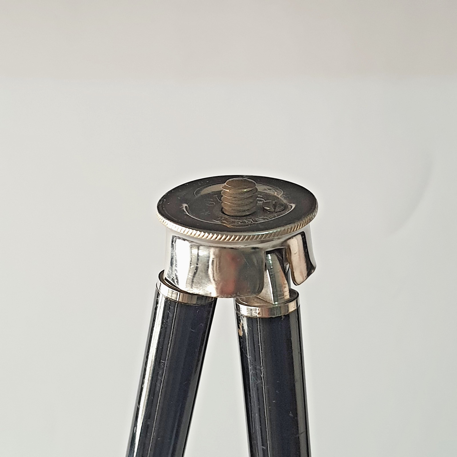 Vintage SUSIS Normal Brass Camera Tripod German Black Enamel Antique Stand 131cm