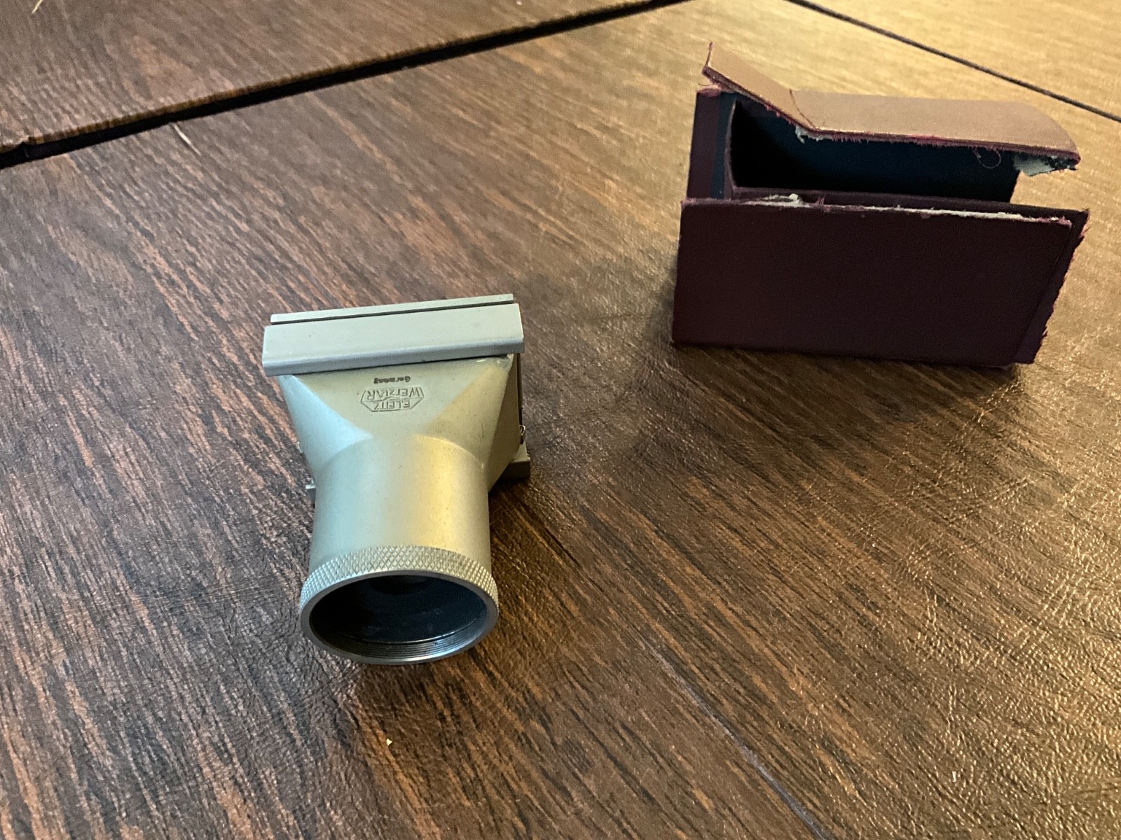 Good Condition Leitz Leica Natra Negative Slide Film Viewer Nickel from Germany