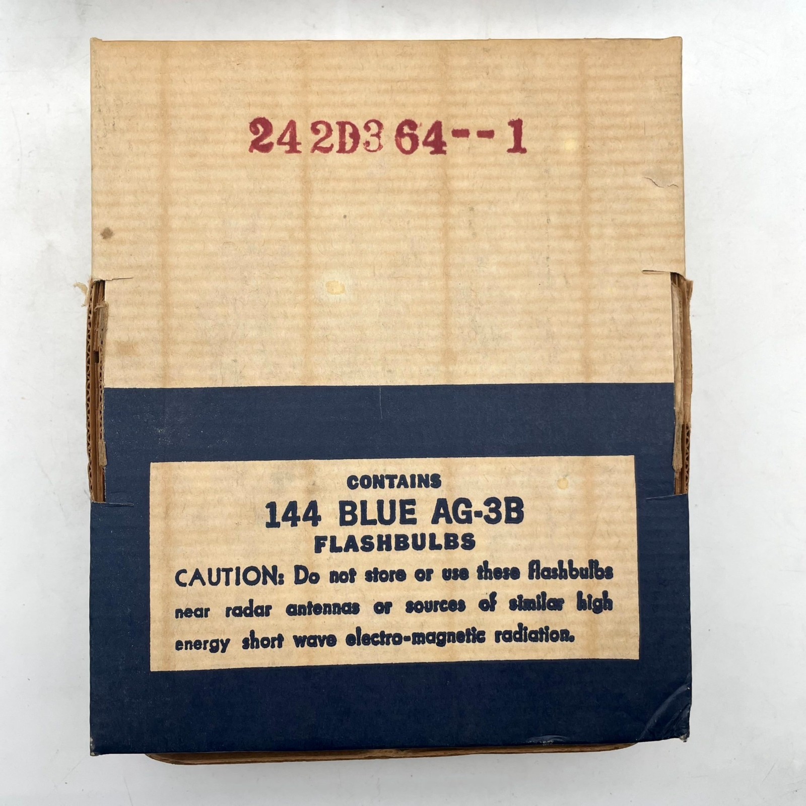 Lot of 12 General Electric AG-3B Super Blue Flash Bulbs for Film Photography